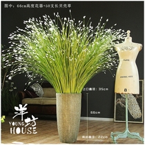 Simulation flower reed grass shell grass living room decoration bottle ornaments plastic fake flower art modern home accessories