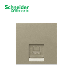Розетка сетевая LAN 施耐德开关插座如意系列118型 电脑网络多联模块 沉醉金
