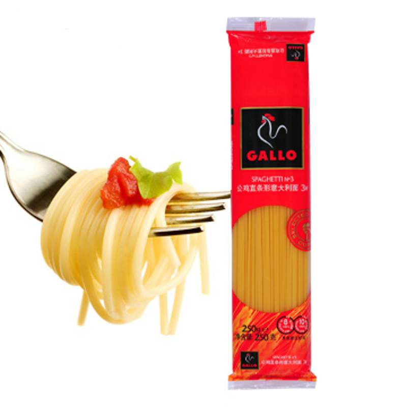 【天猫超市】西班牙原装进口 公鸡直条形意大利面#3 250g厨房美食