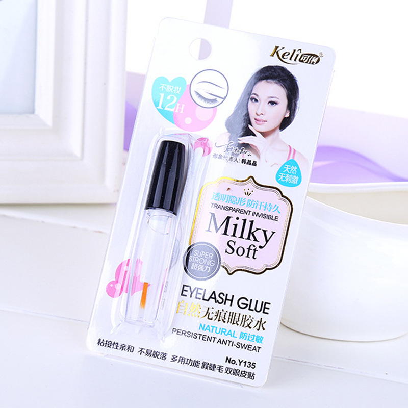 Ke Li transparent invisible anti-sweat anti-sensitive double eyelid glue beautiful eye eyelash glue eyelash glue