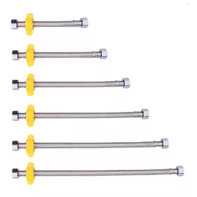 Stainless steel inlet hose 304 steel wire faucet inlet pipe Hot and cold toilet water tank can be used 30~200CM