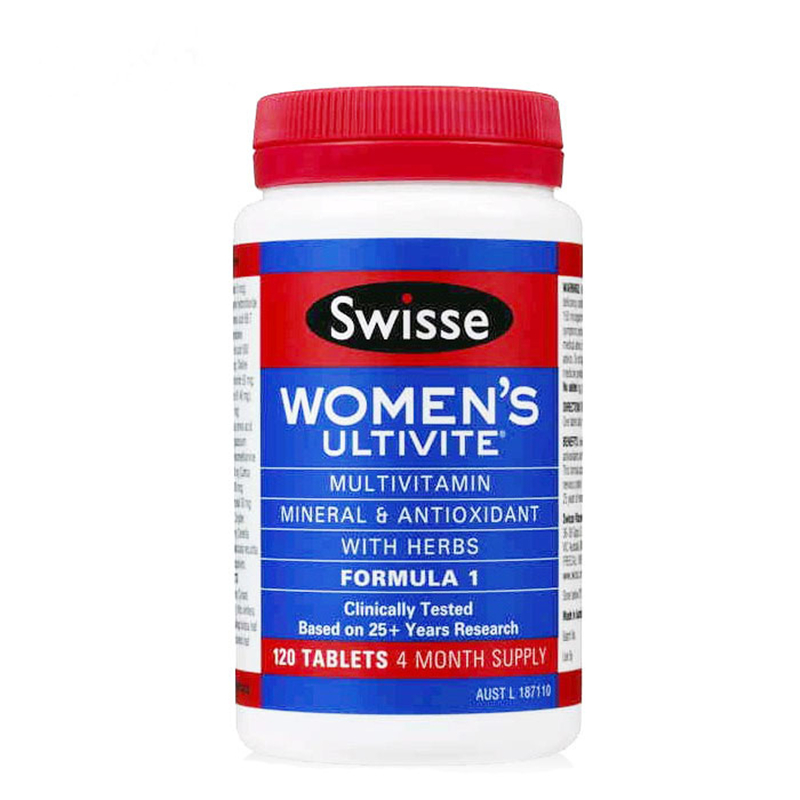 澳洲进口 Swisse女士多种综合复合维生素片 120粒 女性减压添活力