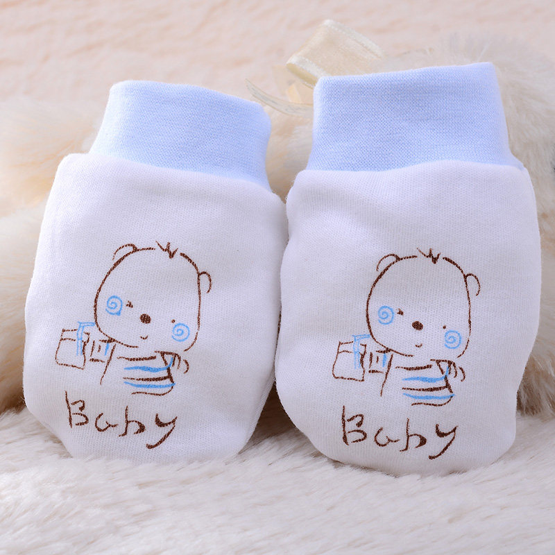 newborn baby hand gloves