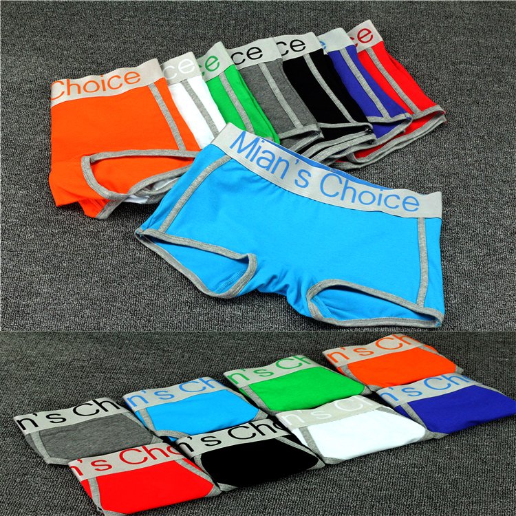 Pure cotton large size sports version big silver side wide side ladies boxer briefs les neutral tt underwear