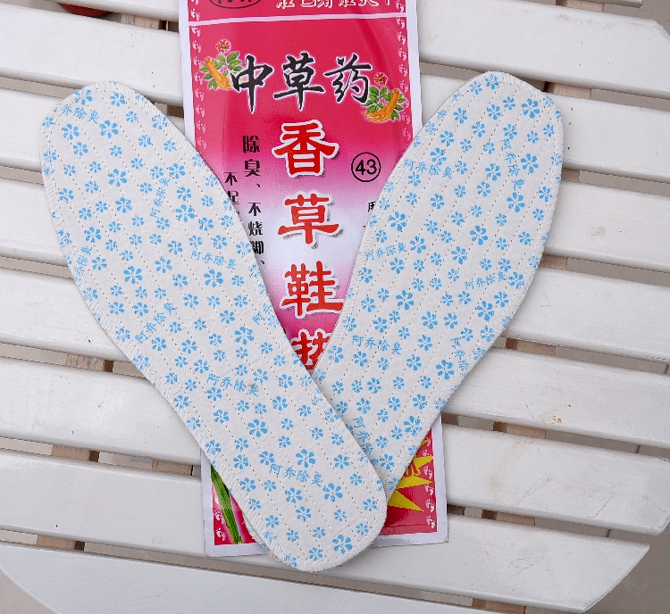 10 pairs of Aqiao Chinese herbal herbal insoles for men and women deodorant sweat-absorbing old Beijing deodorant cotton cloth pads