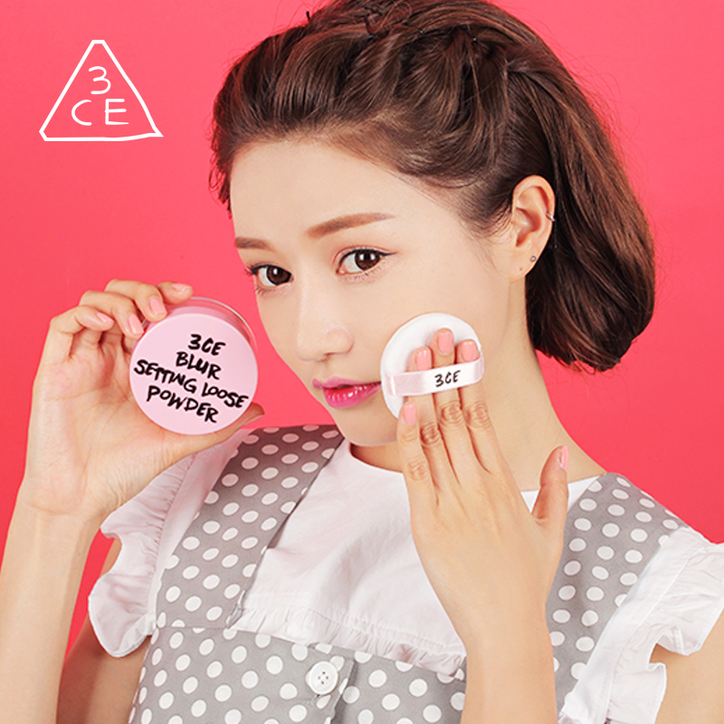 3CE PINK RUMOUR BLUR SETTING LOOSE POWDER 魔力遮瑕吸脂散散粉