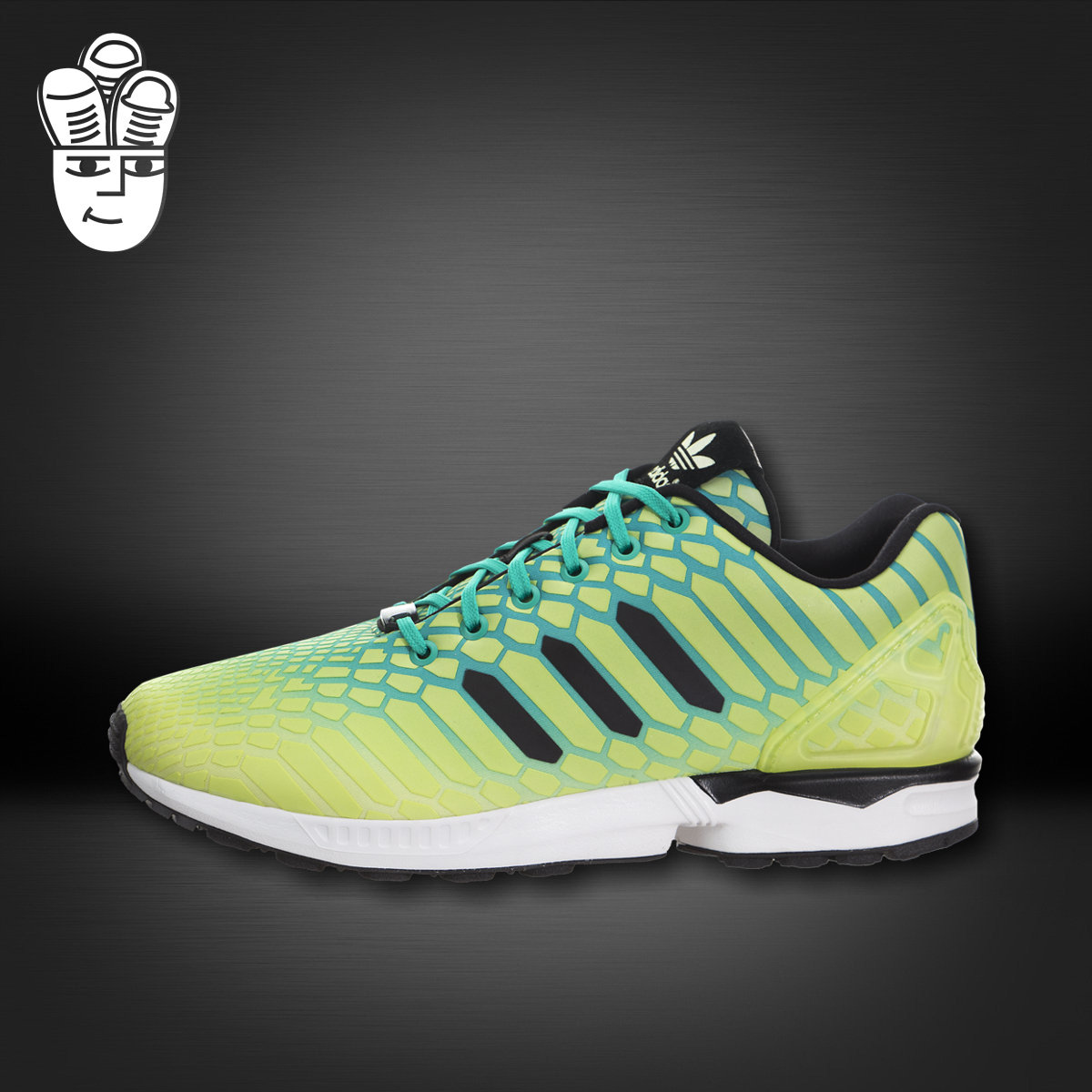 阿迪达斯 Adidas ZX Flux 三叶草男子跑鞋 运动休闲鞋