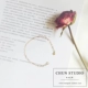 Handmade tùy chỉnh hoang dã dễ thương Mỹ 14K vàng lưu ý vàng rỗng tình yêu khâu vòng tay vòng chân bạn gái trang sức - Vòng chân vòng chân nữ đẹp Vòng chân