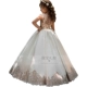 Mới cho trẻ em ăn mặc công chúa váy cô gái người mẫu catwalk chủ trang phục buổi tối cô gái váy sinh nhật pettiskirt quần áo piano váy trắng công chúa cho bé gái Váy trẻ em