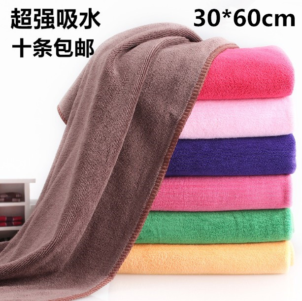 Ultra Fine Fiber Cleaning Towel Beauty Towel Long Towels Super Super Absorbent Dry Hair Towel Wipe carb 30X60CM