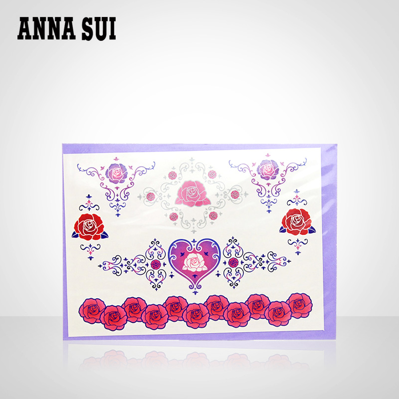 ANNA SUI/安娜苏纹身贴纸002 女防水 一次性图腾 纹身贴纸 正品
