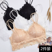 Tube top đồ lót chống ánh sáng tụ tập quấn ngực hàng đầu ngắn ren gợi cảm dây đeo ngực pad áo vest sinh viên