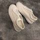 Qiqijia 2023 Spring New Versatile Korean White Shoes Women's Flat Basic White Shoes Casual White Shoes