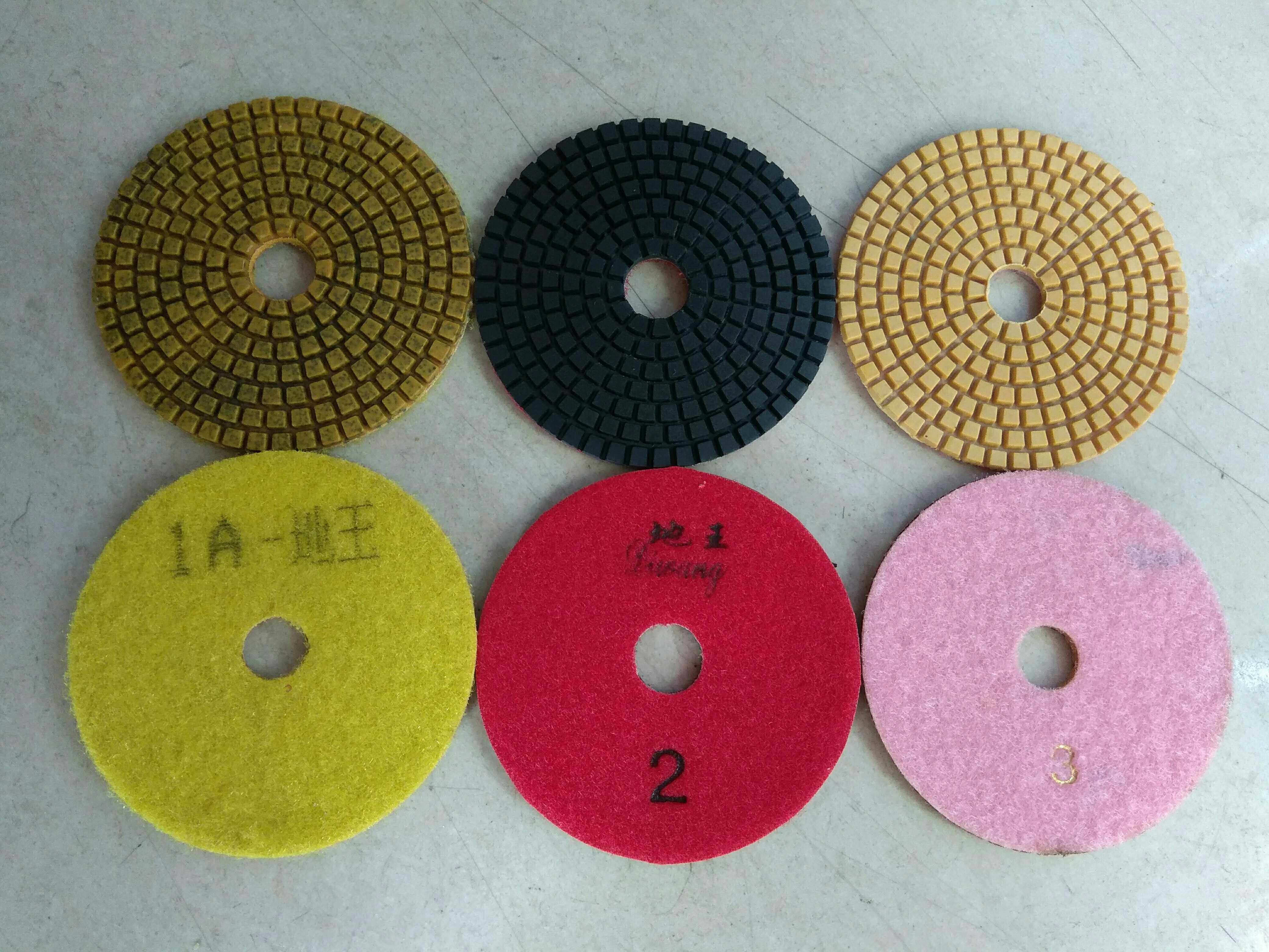 Marble 3-step grinding chip 123 grinding marble marble artificial stone grinding grinding king sharp KGS