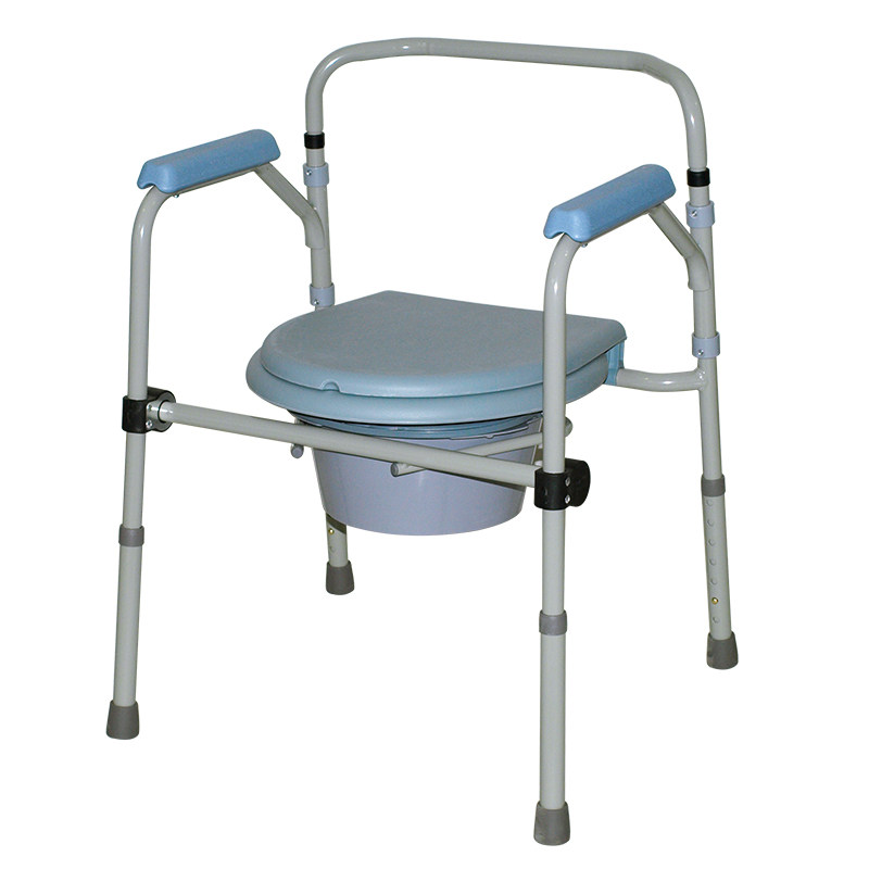 安堡家康老人孕妇病人专用厕所坐便器带盖可移动坐便椅 EMB-805