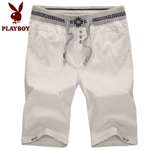 Playboy mùa hè quần short giản dị của nam giới Hàn Quốc phiên bản của năm quần mùa hè Wei quần thẳng quần âu nam quần
