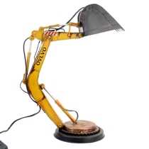 Retro Iron Art Creative Industrial Wind Excavator Styling Table Lamp American Antique Bar Restaurant Loft Decorative Lights