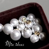 Mia popularity Imitation Pearl Earplug Earplugs DIY Accessories Handmade Jewelry Accessories Bulk Beads