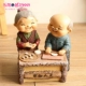 Sáng tạo hạnh phúc ông già, bà già, bà già, trang trí nhà cửa, tình yêu, ở rể, bạn gái, quà kỷ niệm ngày cưới