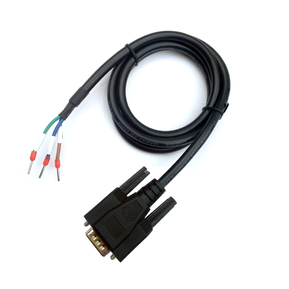 Serial port head DB9 solder-free head plug 9-pin switching wire terminal RS232 joint COM mouth male head