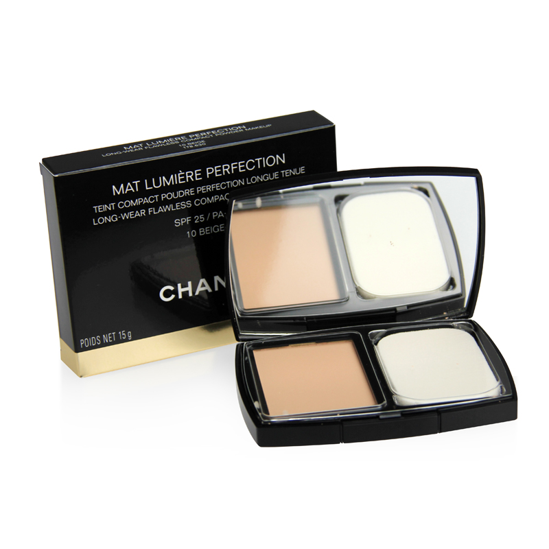 Chanel香奈儿 纯净光采控油防晒粉饼/新款哑光粉饼 SPF25 15g