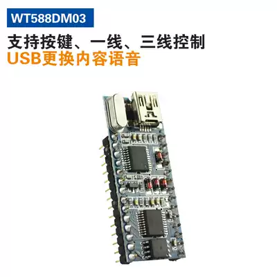 WT588DM03 voice module USB replacement content voice chip factory direct integrated circuit IC