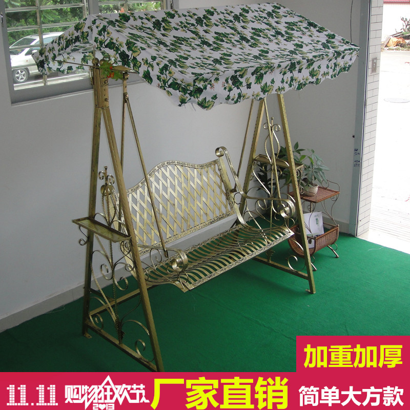 Patio Swing Set of Hanging Chair Outdoor Hammock hanging basket Balcony Garden Balcony with Rocking Chair Iron Art Double Outdoor swing