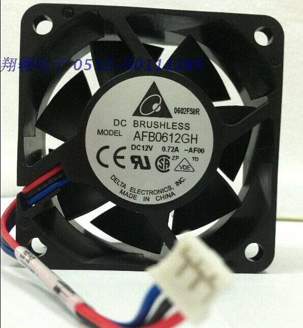 AFB0612GH brand new original bench Da 6025 Fan ventilator DC12V large wind pressure radiator 0 72A