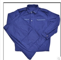 In stock 87 style sea blue summer training uniforms military training uniforms overalls repairable wear-resistant summer clothing