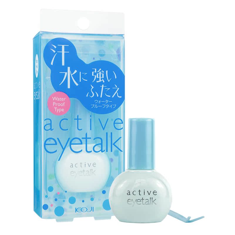 日本 KOJI蔻吉 active eyetalk 防水防汗 粘性双眼皮胶水13ml