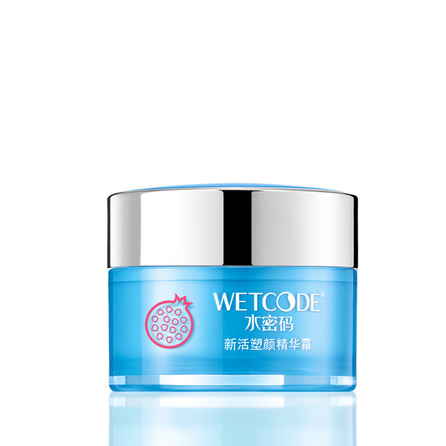 Water Code Red Pomegranate New Life Sculpting Essence Cream 50g ບຳລຸງຜິວໃຫ້ຊຸ່ມຊື່ນ, ປັບຈຸດດ່າງດຳ, ຊະລໍຄວາມໝອງຄ້ຳ ແລະ ຄວາມຫມອງຄ້ຳ.