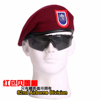 US Air Drop Soldats Red Berets Soldats spéciaux 82 Airborne Division Berehat laine USARMY