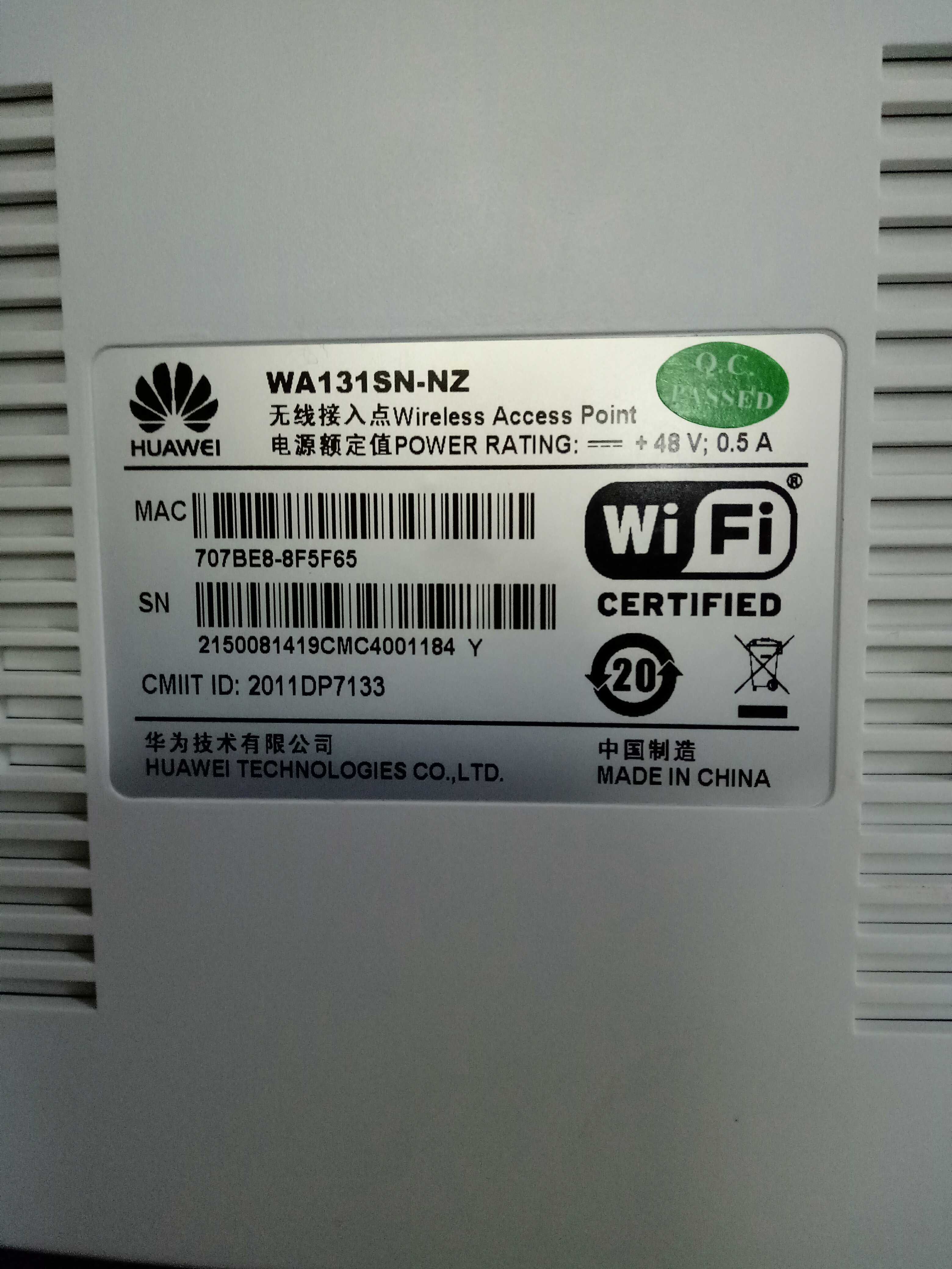 Huawei WA131SN-nz telecom class high power AP fat and thin one 500mw 150M wireless transmission original packaging