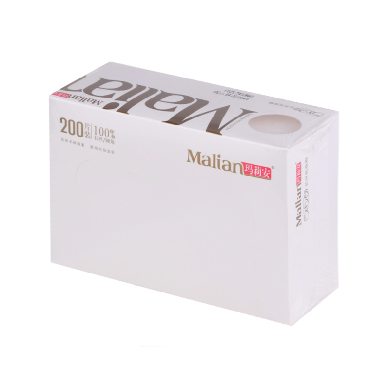 Malian/玛莉安化妆棉优质厚款卸妆棉美容化妆工具200片860白盒