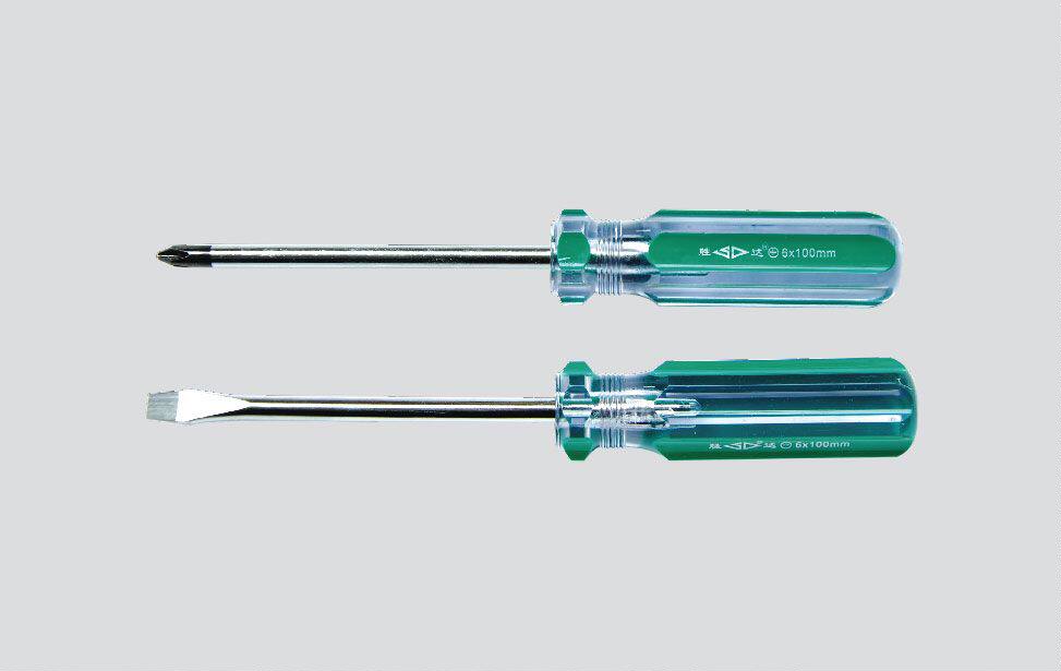 Shengda 3*75mm color bar screwdriver 5*100mm magnetic screwdriver 6*150mm chrome vanadium steel screwdriver