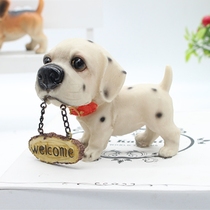 Labrador simulation dog famous dog series ornaments Resin dog living room study bedroom desktop decoration gifts