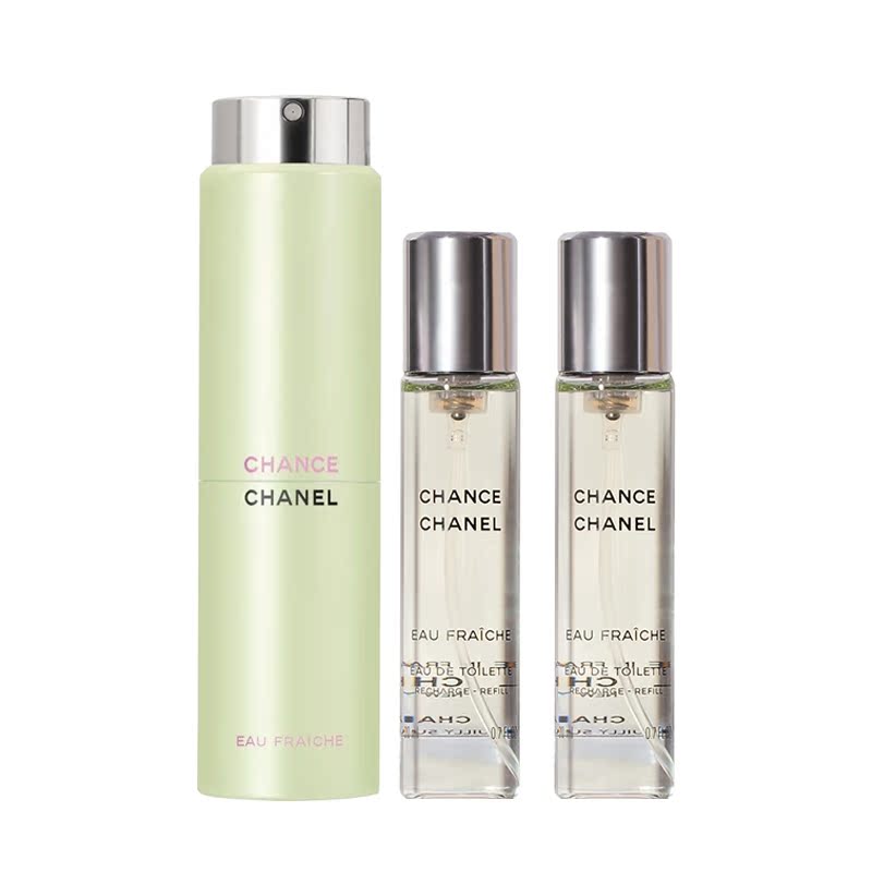 专柜正品Chanel/香奈儿邂逅清新淡香水20ml*3手袋装绿邂逅