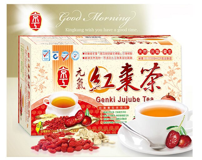 台湾 京工蔬菜汤 元气红枣茶 (10g*30包/盒)