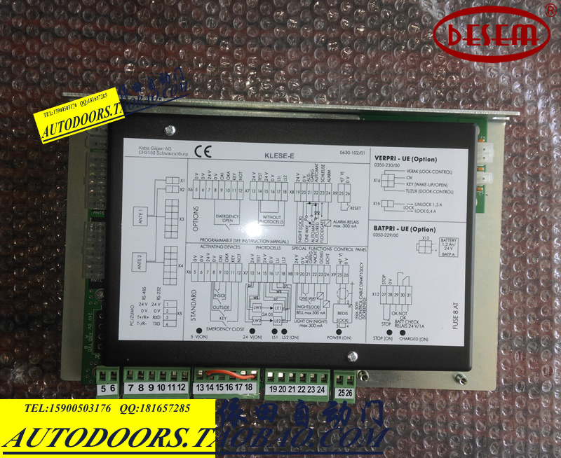 KABA automatic door KABA-SLM Induction door controller KLESE-E 0630-102 01