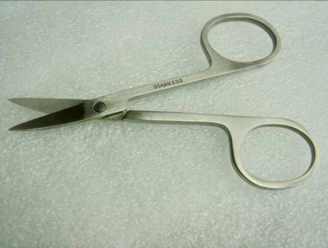 Korean Scissors Repair Nail Beauty Appliance Stainless Steel Scissors Never Rust Material Imported Scissors