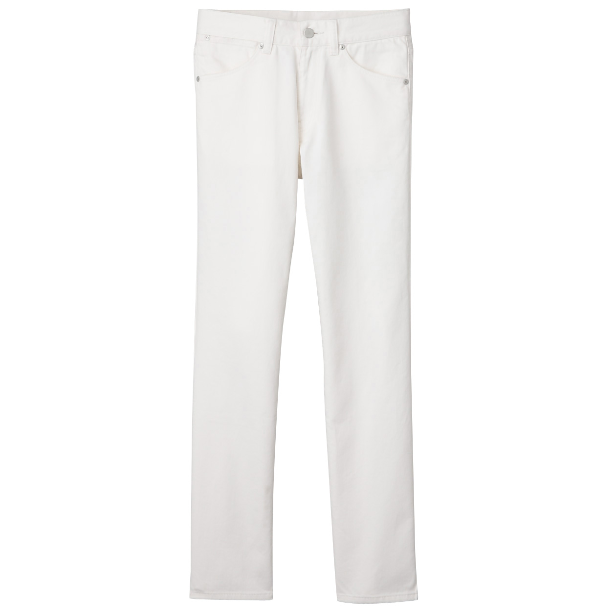 无印良品MUJI 女式 棉斜纹布5袋裤
