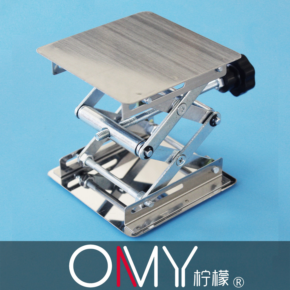 Laboratory lifting platform 100150200250300m m small lifting platform Manual stainless steel