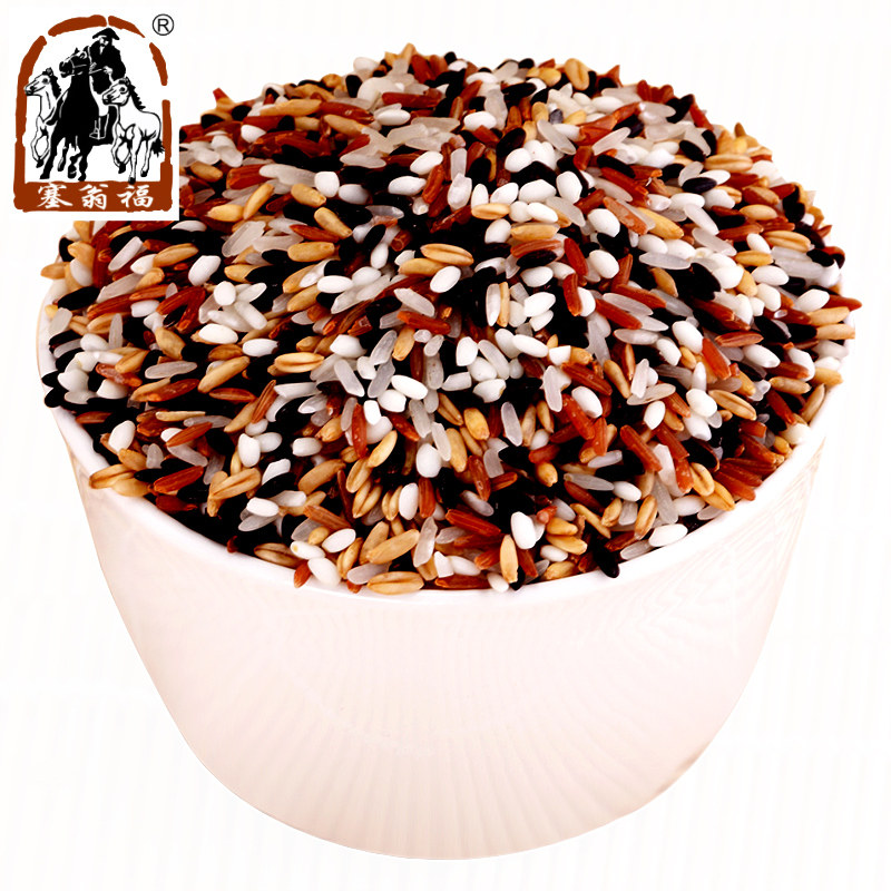 【天猫超市】塞翁福五米杂粮粥400g 含大米糯米黑米红米燕麦米