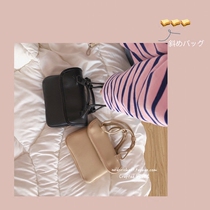 Special double-sided small sandwich bag small texture oblique cross portable] =IAC cooperation self-made