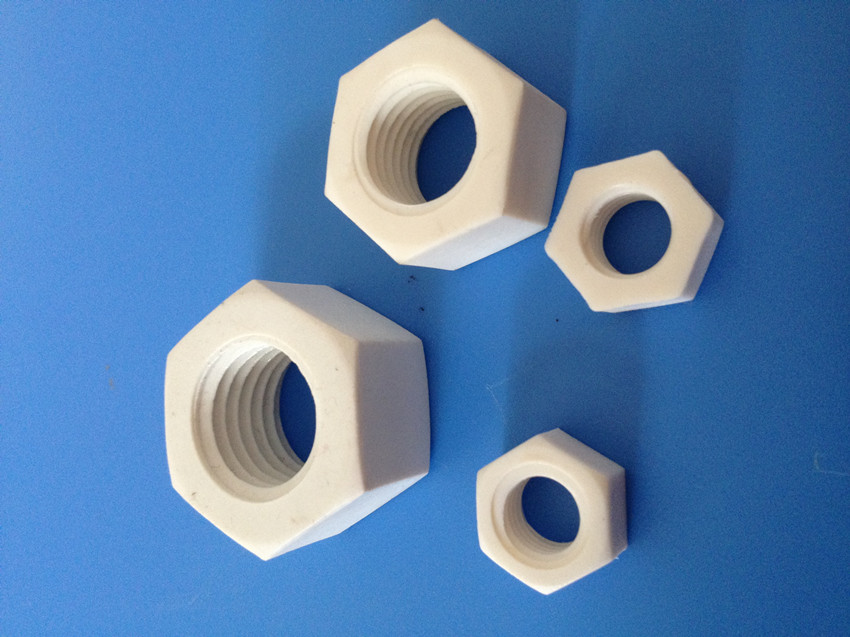 (M3-M20)PP nut Hexagon nut Anti-corrosion screw nut Hexagon nut Polypropylene nut