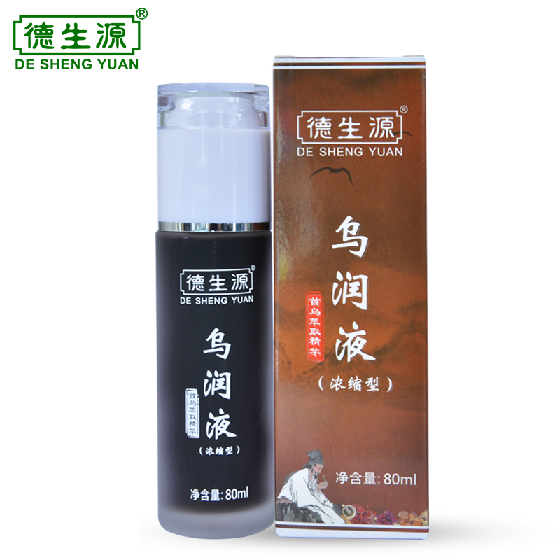 德生源养发乌润液 浓缩型 乌润滋养秀发乌黑何首乌护发喷雾80ml