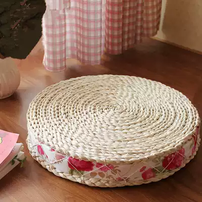 Environmental comfort-futon floor mat yoga mat corn skin cloth edge sponge core round cushion floating window mat