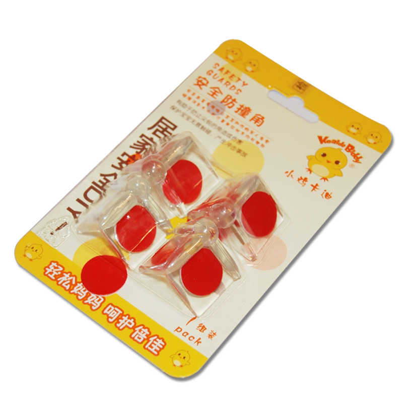 小鸡卡迪直角安全防撞角 安全桌脚套(4个装) 安全防护用品KD6005