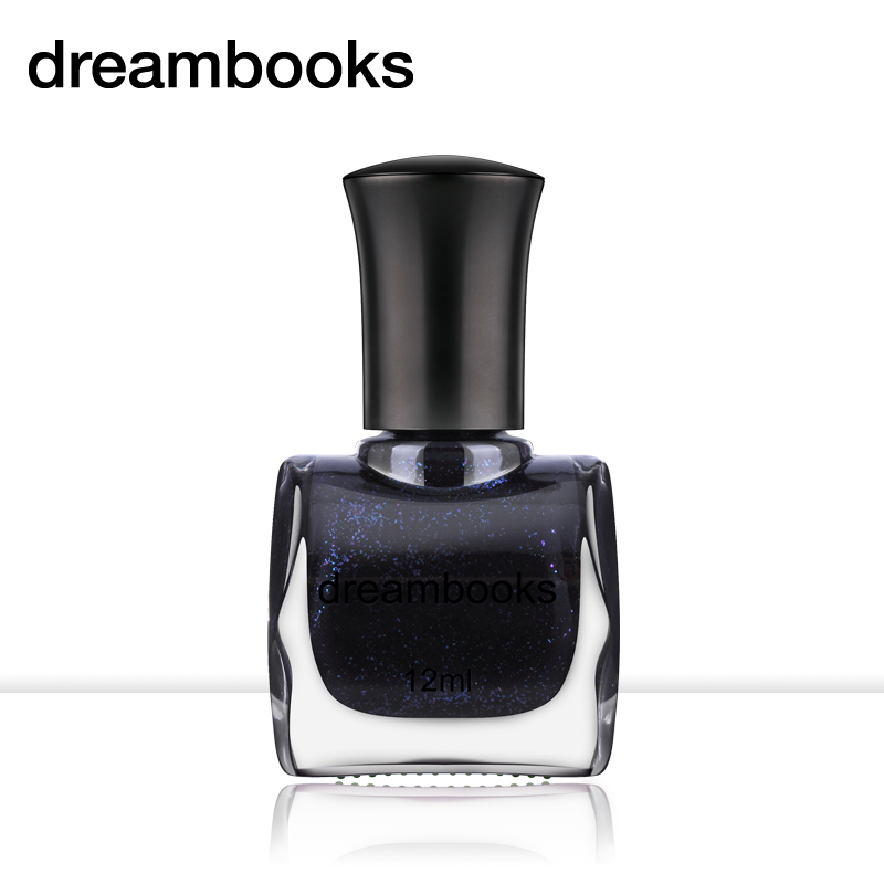 Dreambooks无毒无味水性黑色指甲油 赫拉的爱情深色实色  12ML