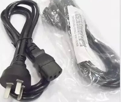 Pure copper 0 75 square 1 8 meters national standard power cord three-hole product suffix host power cord display power cord